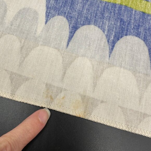 Vintage Tapestry Wall Hanging Curtain Panel Ship Flags Happy Children Retro - Picture 8 of 10